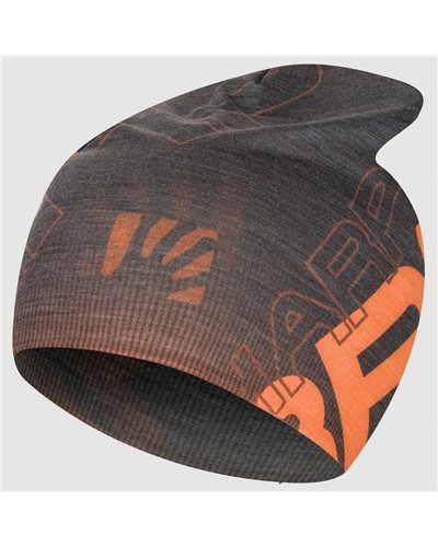Karpos Coppolo Merino Wool-blend Reversible Cap, Woodl. Gray/Mohogany/Vibrant Orange (One Size Fits All)