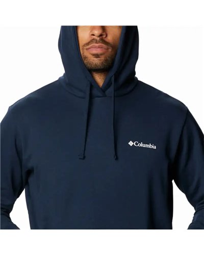 Columbia Viewmont II Sleeve Graphic Felpa con Cappuccio Uomo, Collegiate Navy