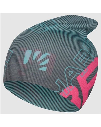 Karpos Coppolo Merino Wool-blend Reversible Cap, Ombre Blue/Forget/Purple (One Size Fits All)