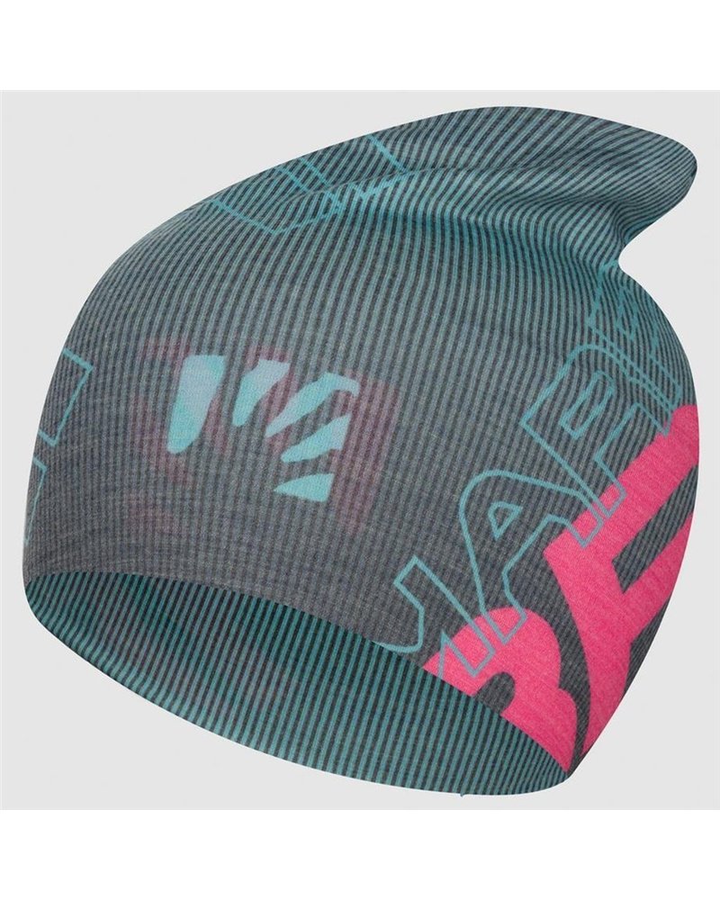 Karpos Coppolo Merino Wool-blend Reversible Cap, Ombre Blue/Forget/Purple (One Size Fits All)