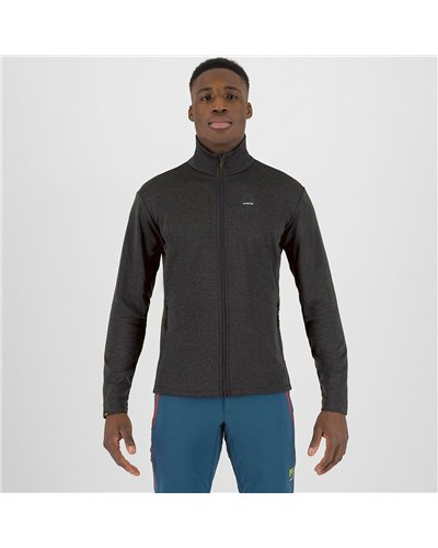 Karpos Pizzocco Men's Full Zip Fleece, Black