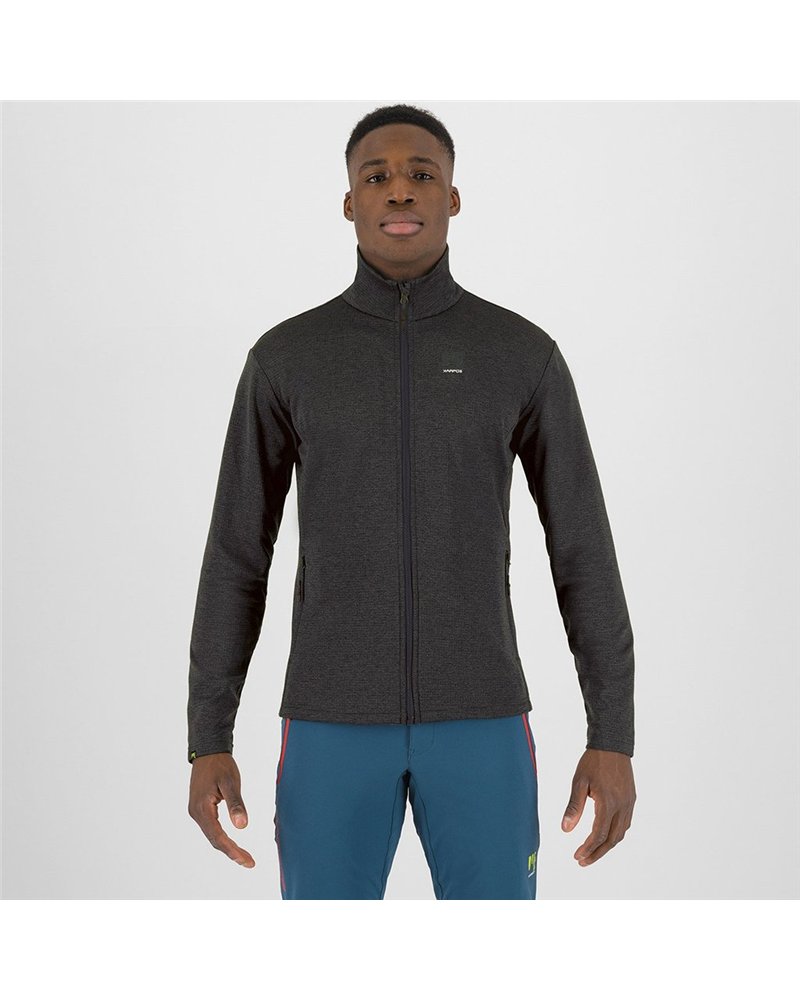 Karpos Pizzocco Fleece Pile Full Zip Uomo, Nero