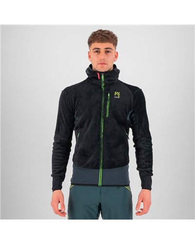Karpos K-Performance H-Loft Men's Hoodie Fleece, Black
