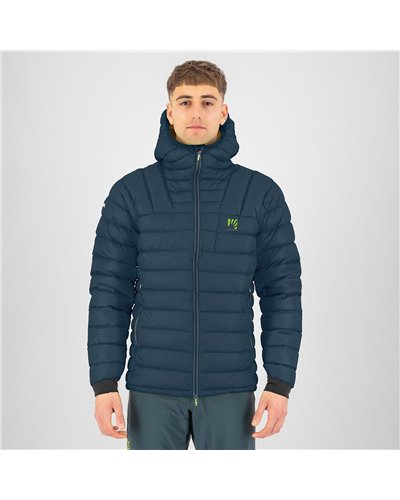 Karpos Highest Giacca Piumino con Cappuccio Uomo, Midnight