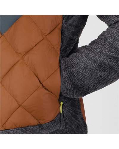 Karpos Marmarole Up Giacca con Cappuccio Uomo, Mohogany/Woodl. Gray