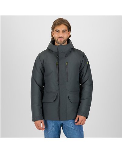 Karpos Vandelli Men's Hooded Jacket, Woodl. Gray