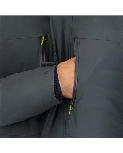 Karpos Vandelli Giacca con Cappuccio Uomo, Woodl. Gray