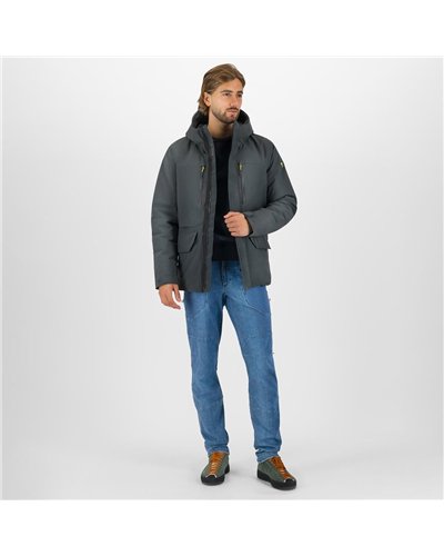 Karpos Vandelli Men's Hooded Jacket, Woodl. Gray