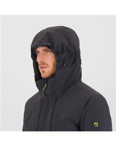 Karpos Vajolet Giacca con Cappuccio Uomo, Nero