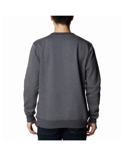 Columbia Logo Fleece Men's Crew, Shark Heather (CSC Stacked Frame Camo)