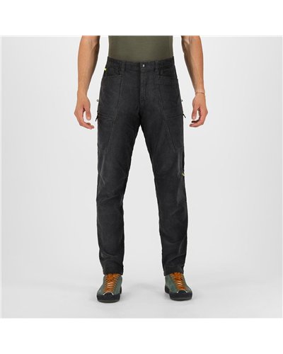 Karpos Cassia Cargo Men's Wide-wale Corduroy Pants, Woodl. Gray