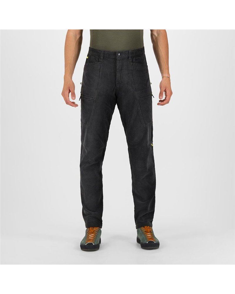 Karpos Cassia Cargo Men's Wide-wale Corduroy Pants, Woodl. Gray