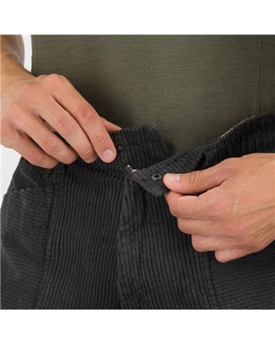 Karpos Cassia Cargo Men's Wide-wale Corduroy Pants, Woodl. Gray