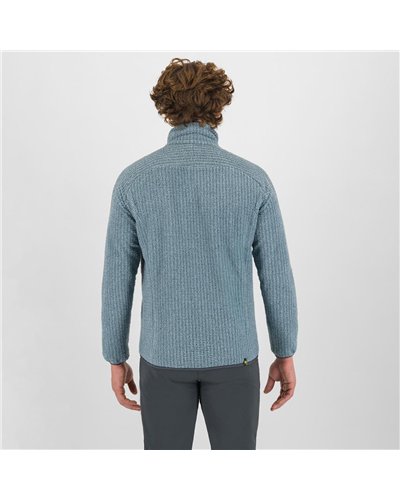 Karpos Rocchetta Evo Men's Fleece, Smoke Blue/Woodl. Gray