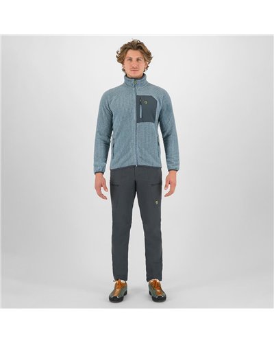 Karpos Rocchetta Evo Men's Fleece, Smoke Blue/Woodl. Gray