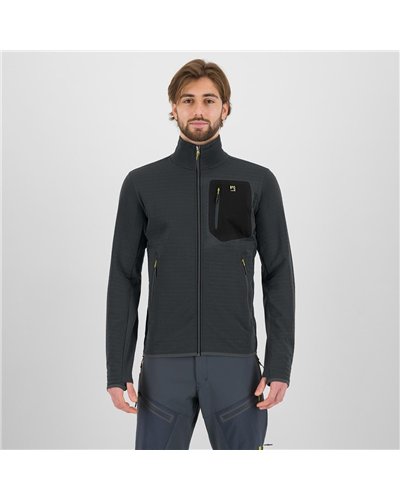 Karpos Marmolada Men's Fleece, Woodl. Gray/Black