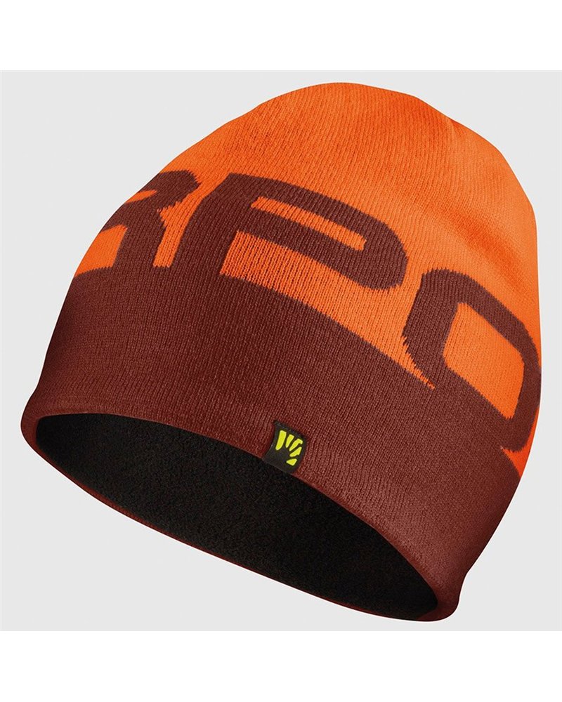 Karpos Larin Evo Wool-blend Cap, Mohogany/Vibrant Orange (One Size Fits All)
