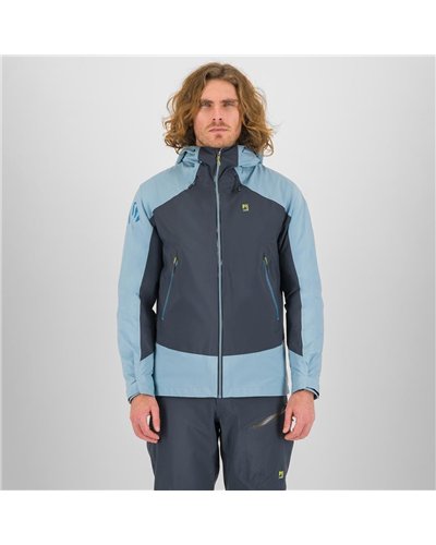 Karpos Storm Evo Giacca Scialpinismo Uomo, Woodl. Gray/Smoke Blue