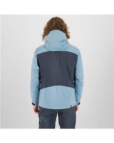 Karpos Storm Evo Men's Ski Mountaineering Jacket, Woodl. Gray/Smoke Blue