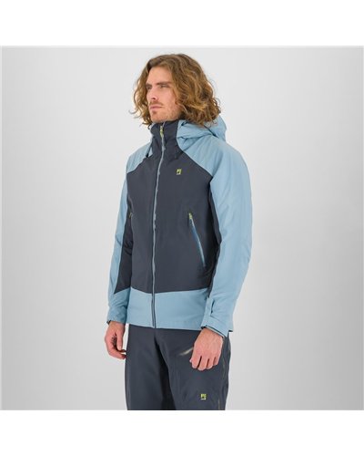 Karpos Storm Evo Men's Ski Mountaineering Jacket, Woodl. Gray/Smoke Blue