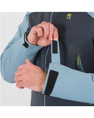 Karpos Storm Evo Giacca Scialpinismo Uomo, Woodl. Gray/Smoke Blue