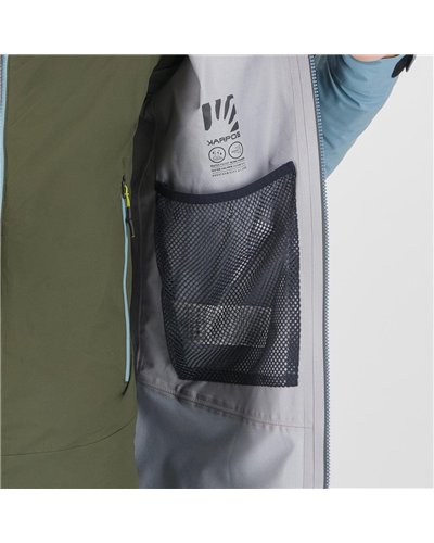 Karpos Storm Evo Giacca Scialpinismo Uomo, Woodl. Gray/Smoke Blue