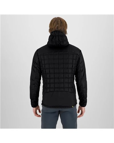 Karpos Lastei Active Plus Giacca Ibrida con Cappuccio Uomo, Nero