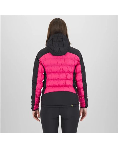 Karpos Lastei Active Plus Giacca Ibrida con Cappuccio Donna, Purple/Black