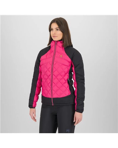 Karpos Lastei Active Plus Giacca Ibrida con Cappuccio Donna, Purple/Black
