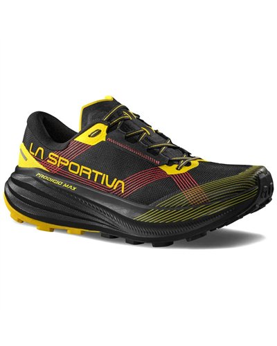 La Sportiva Prodigio Max Men's Trail Running Shoes, Black/Yellow