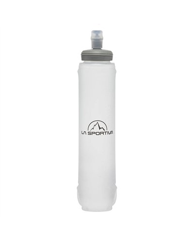 La Sportiva Soft Flask Borraccia Comprimibile 500 ml, Bianco/Trasparente