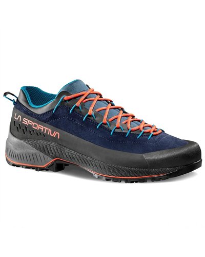 La Sportiva TX4 Evo Men's Approach Shoes, Deep Sea/Cherry Tomato