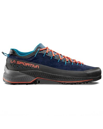 La Sportiva TX4 Evo Men's Approach Shoes, Deep Sea/Cherry Tomato