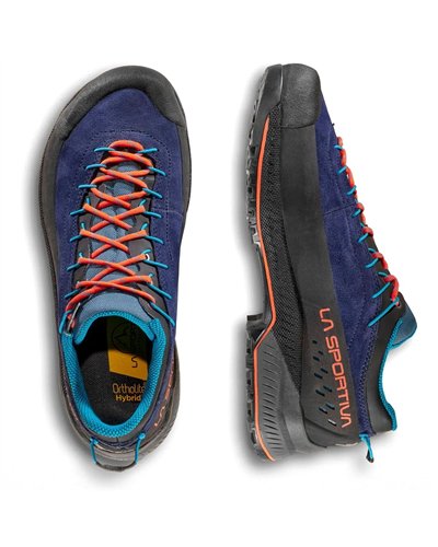 La Sportiva TX4 Evo Scarpe Avvicinamento Uomo, Deep Sea/Cherry Tomato