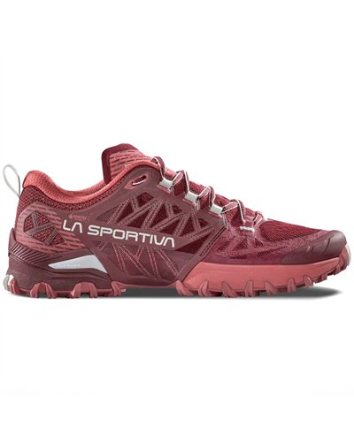 La Sportiva Bushido III GTX Gore-Tex Women's Trail Running Shoes, Redwood/Rosebay