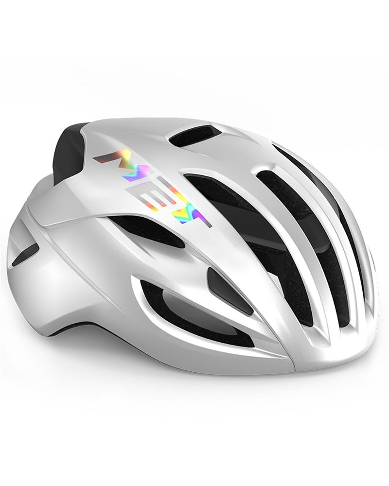 Met Rivale MIPS Road Cycling Helmet, Glossy Holographic White