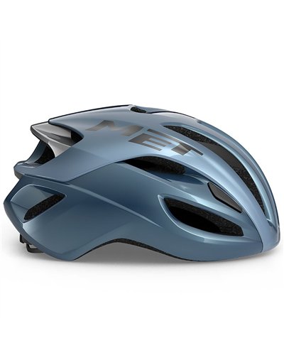 Met Rivale MIPS Road Cycling Helmet, Glossy Navy/Silver