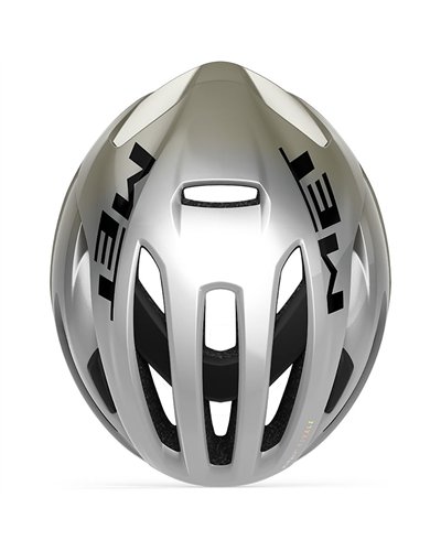 Met Rivale MIPS Road Cycling Helmet, Glossy Silver/Gray