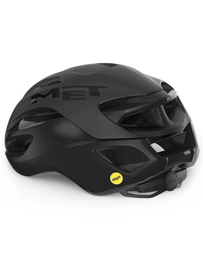 Met Rivale MIPS Road Cycling Helmet, Matt/Glossy Black
