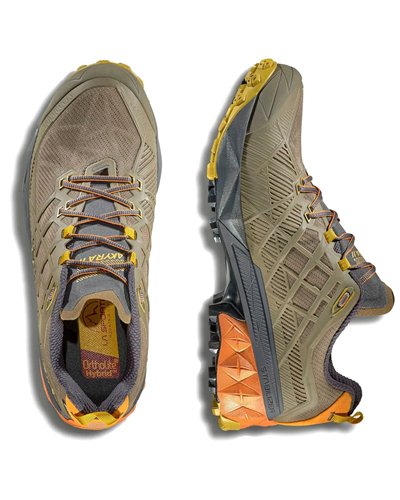 La Sportiva Akyra II GTX Gore-Tex Men's Trail Running Shoes, Mocha/Marmalade