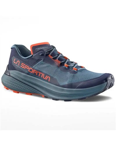 La Sportiva Prodigio Scarpe Trail Running Uomo, Hurricane/Deep Sea