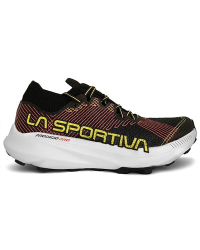 La Sportiva Prodigio Pro Men's Trail Running Shoes, Black/Yellow