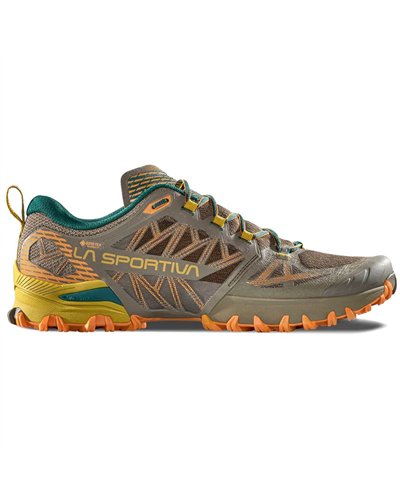 La Sportiva Bushido III GTX Gore-Tex Men's Trail Running Shoes, Mocha/Marmalade