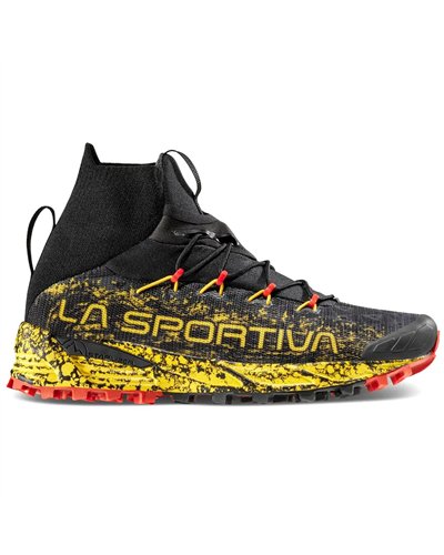 La Sportiva Uragano GTX Gore-Tex Men's Trail Running Shoes, Black/Yellow