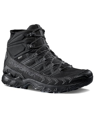La Sportiva Ultra Raptor II Mid GTX Gore-Tex Scarpe Fast Hiking Uomo, Black/Reflective