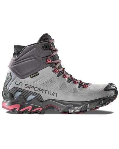 La Sportiva Ultra Raptor II Mid Leather GTX Gore-Tex Scarpe Fast Hiking Donna, Cloud/Redwood