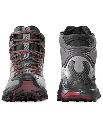 La Sportiva Ultra Raptor II Mid Leather GTX Gore-Tex Scarpe Fast Hiking Donna, Cloud/Redwood