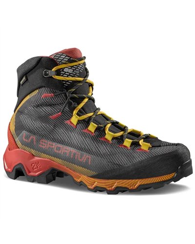 La Sportiva Aequilibrium Hike GTX Gore-Tex Scarponi Trekking Uomo, Carbon/Yellow