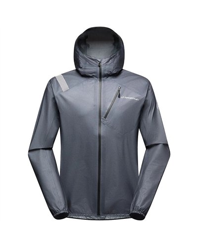 La Sportiva Aequilibrium Lite GTX Gore-Tex Giacca Antipioggia/Antivento Uomo, Onyx/Chalk
