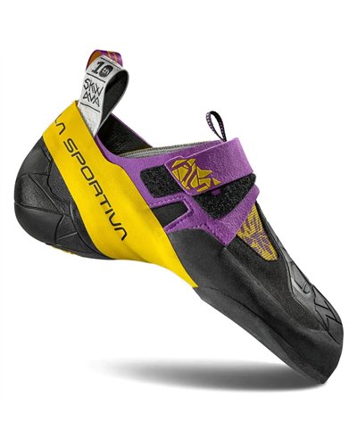 La Sportiva Skwama Climbing Shoes, Purple/Yellow